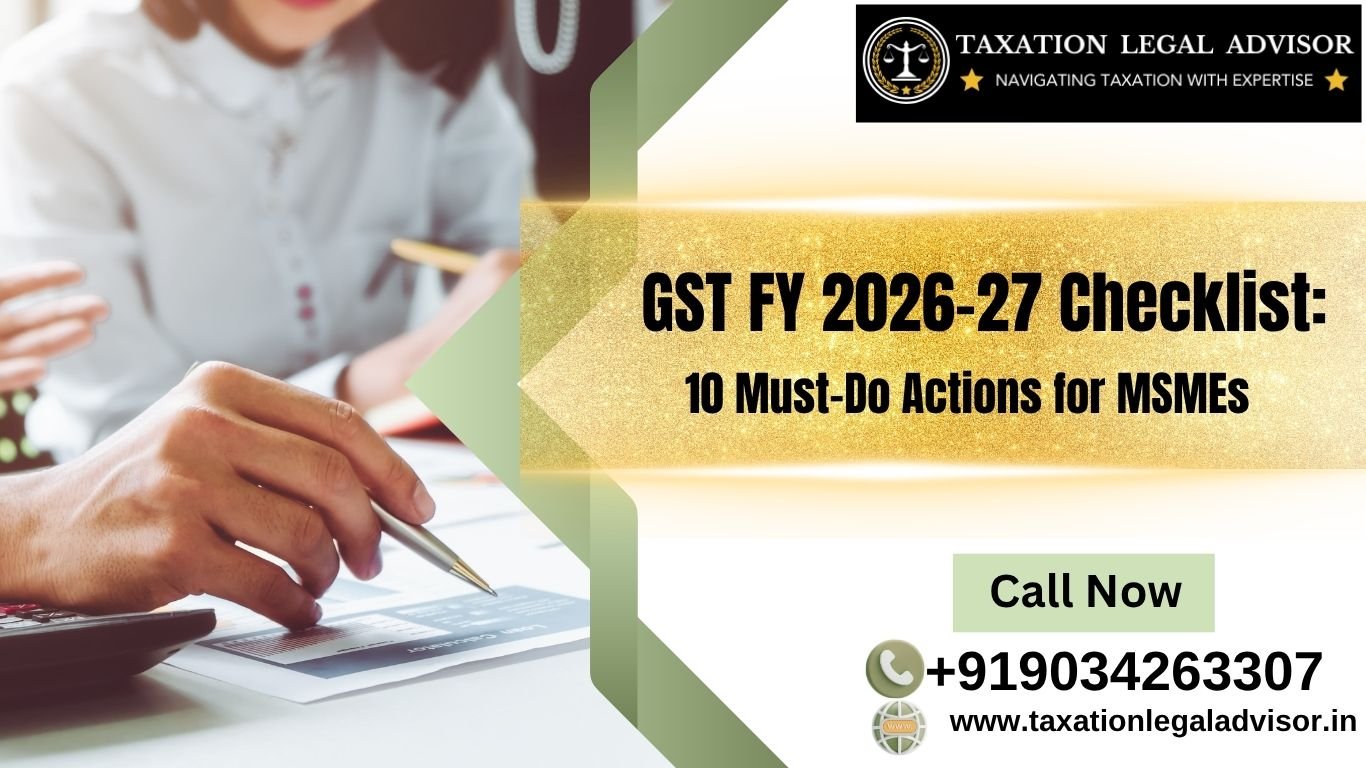 GST FY 2026-27 Checklist: