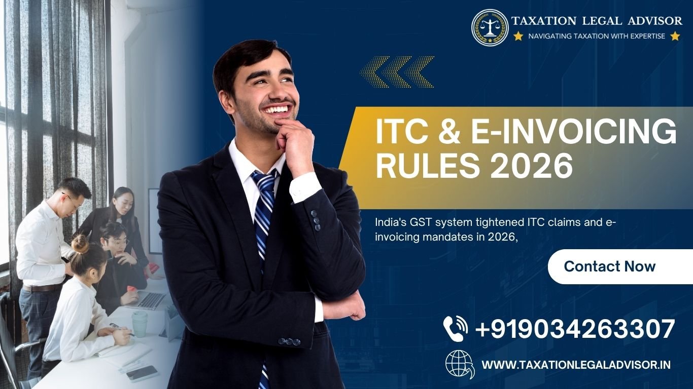 ITC & E-Invoicing Rules 2026: