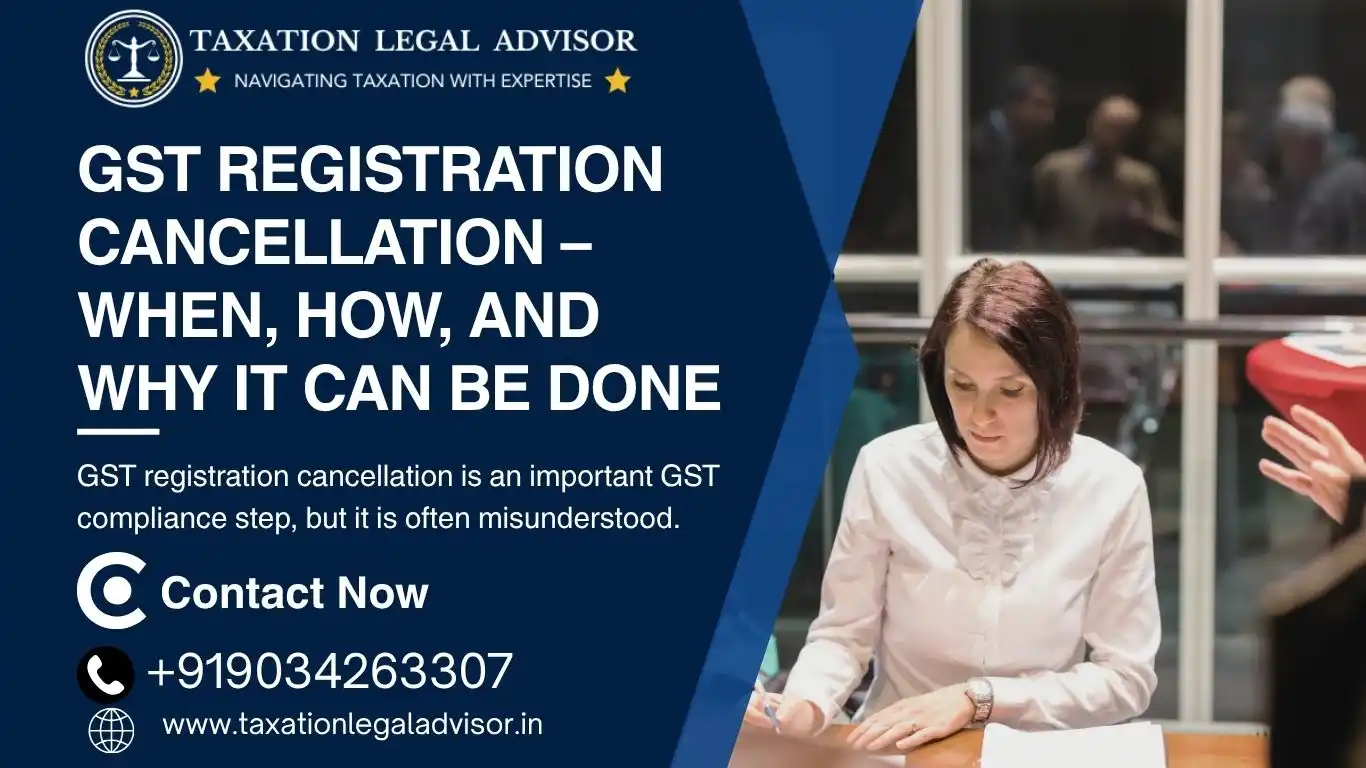 GST Registration Cancellation