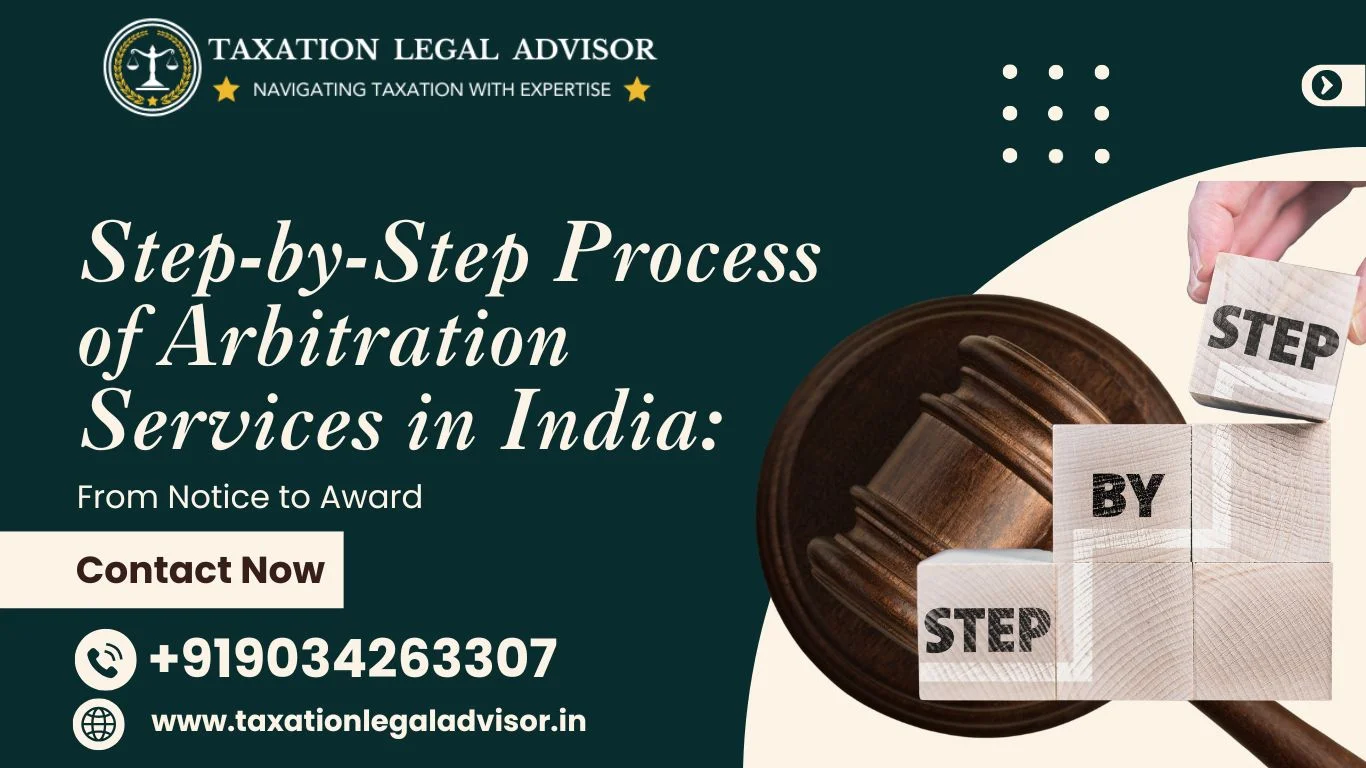 Step-by-Step Process of Arbitration Services in India: