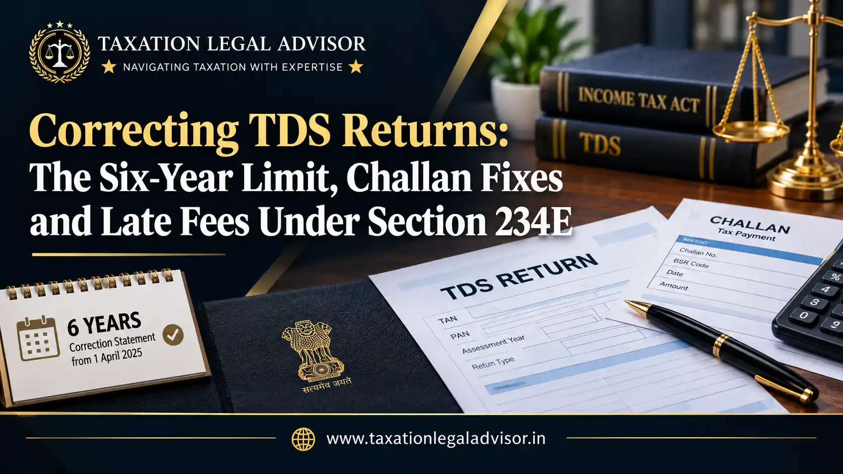 Six-year window for filing TDS and TCS correction statements